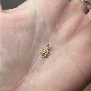 Vintage 14k Gold Star of David Pendant